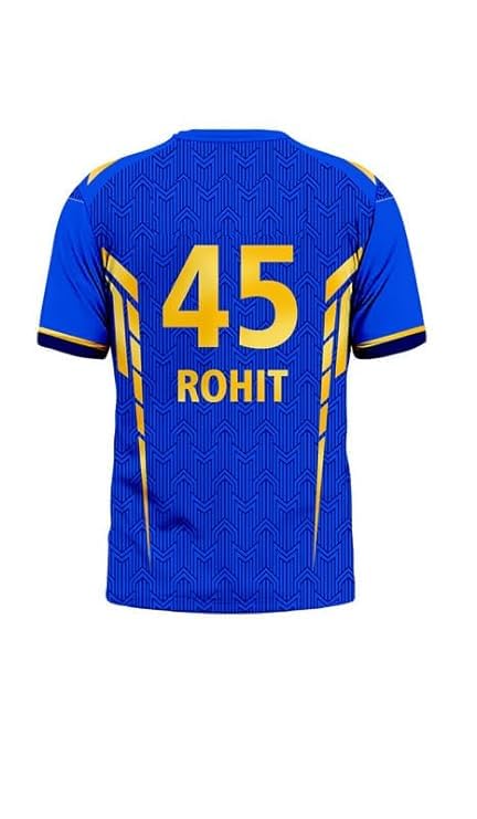 Mumbai Indians (MI) 2024 IPL half sleeve Jersey with personalized Name & Number