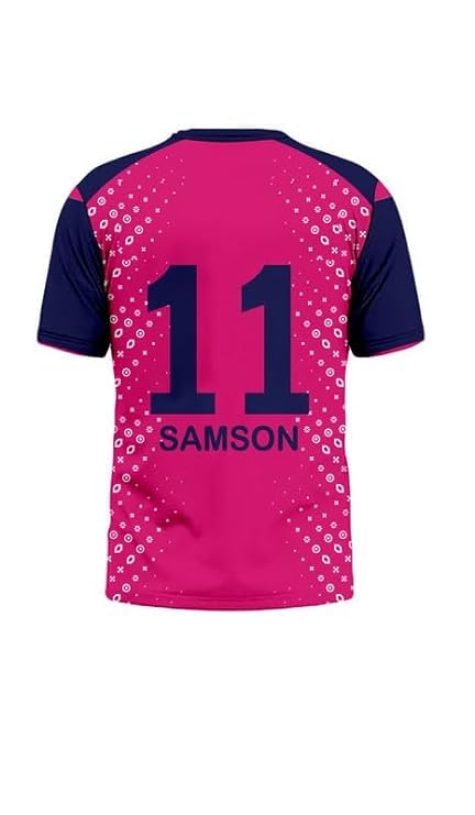 Rajasthan Royals (RR) 2024 IPL half sleeve Jersey with personalized Name & Number
